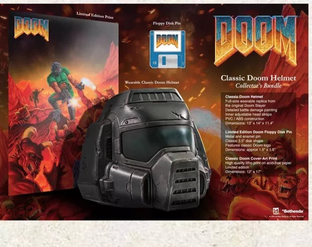 Retro Doom Marine Helmet Bundle *SEALED*